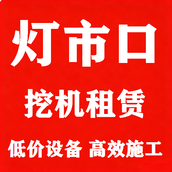 北京灯市口挖机租赁图