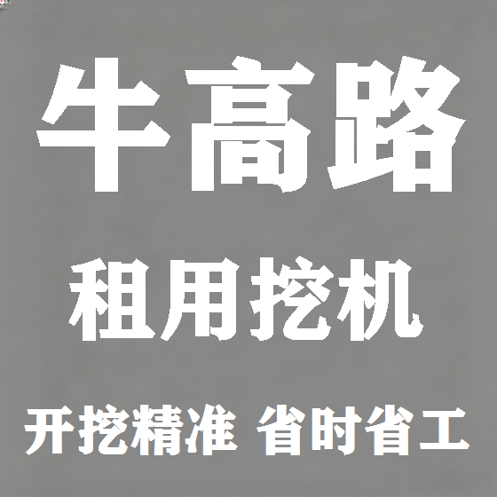 北京牛高路挖机租赁图