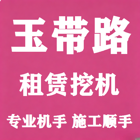 北京玉带路挖机租赁图