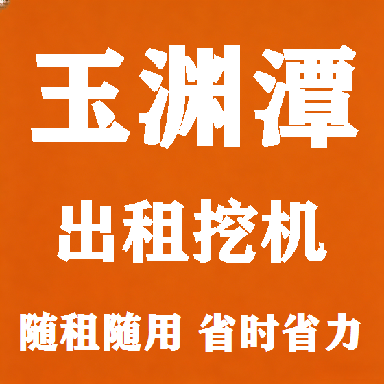 北京玉渊潭挖机租赁图