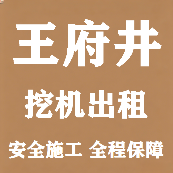 北京王府井挖机租赁图