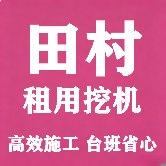 北京田村挖机租赁图