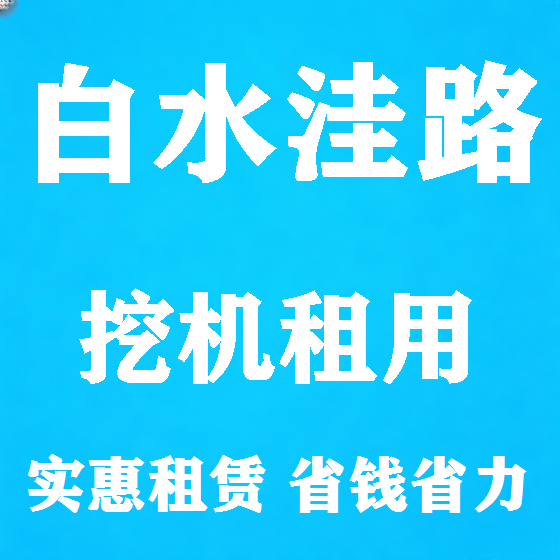 北京白水洼路挖机租赁图