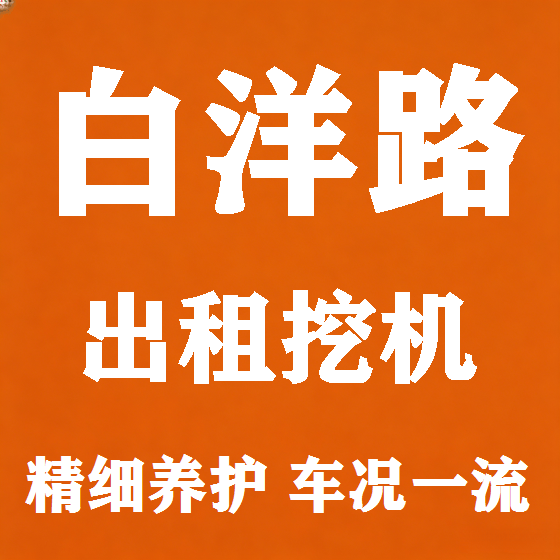 北京白洋路挖机租赁图