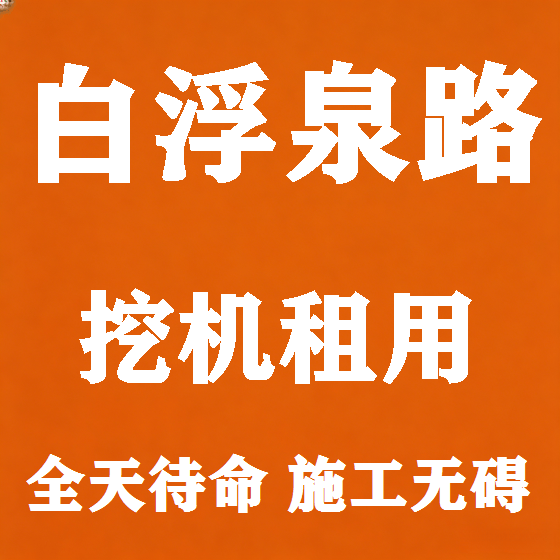 北京白浮泉路挖机租赁图