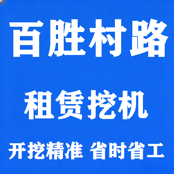 北京百胜村路挖机租赁图