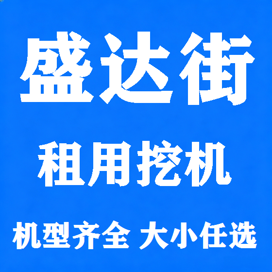 北京盛达街挖机租赁图