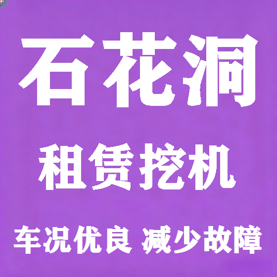 北京石花洞挖机租赁图