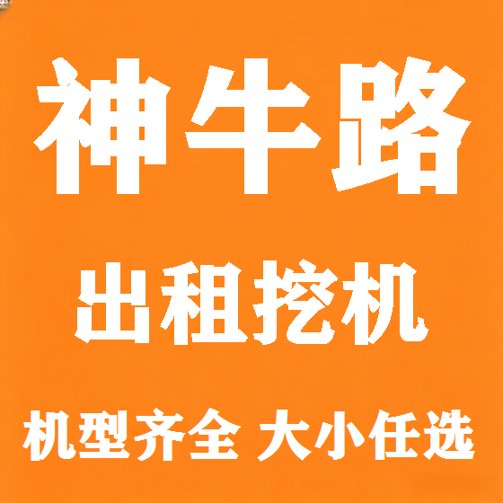 北京神牛路挖机租赁图