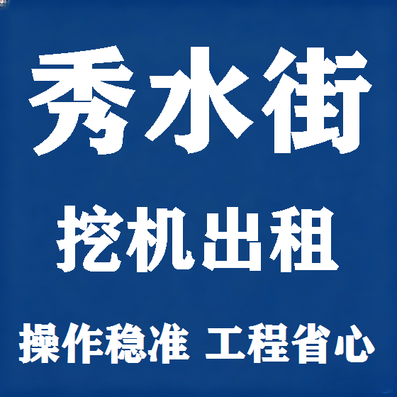 北京秀水街挖机租赁图