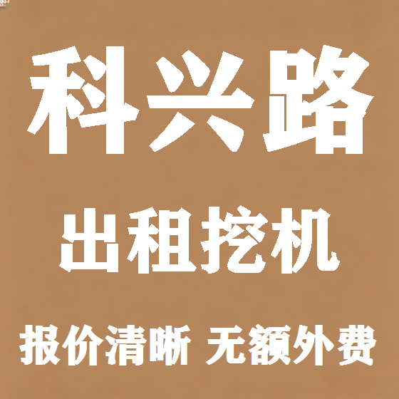 北京科兴路挖机租赁图
