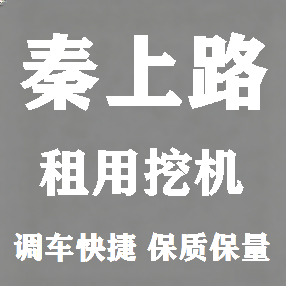 北京秦上路挖机租赁图