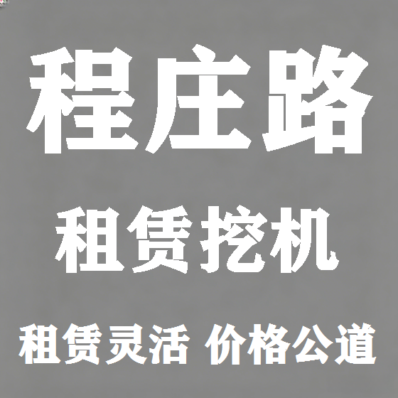 北京程庄路挖机租赁图