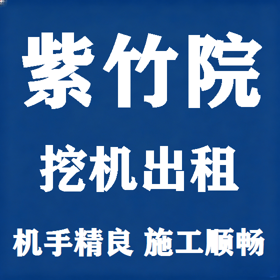 北京紫竹院挖机租赁图