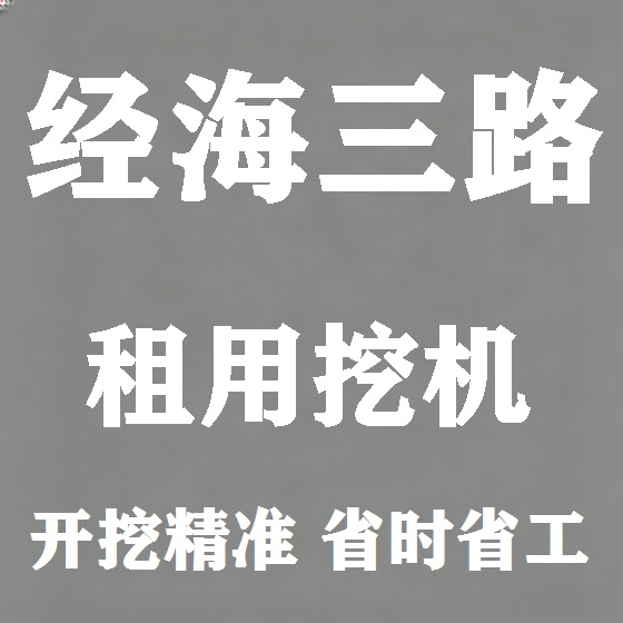 北京经海三路挖机租赁图