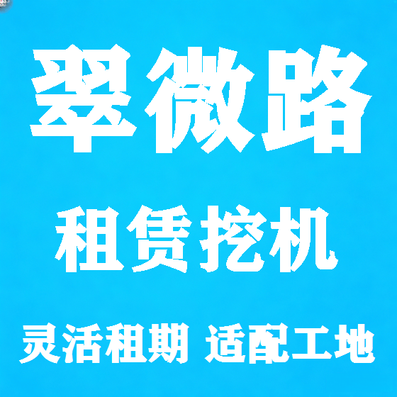 北京翠微路挖机租赁图