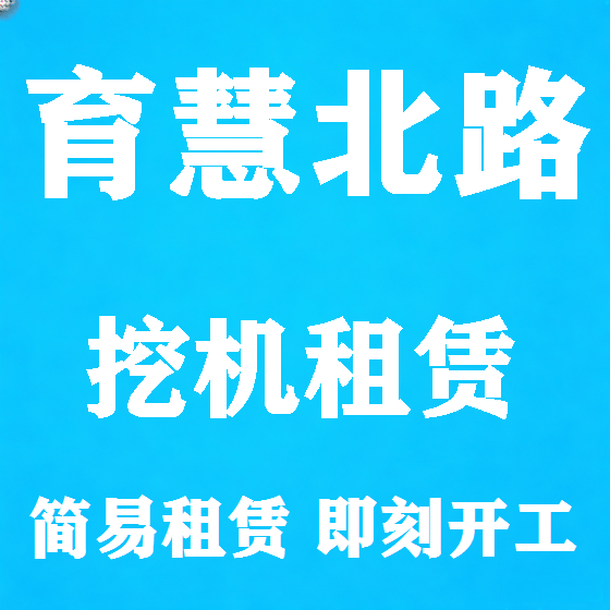 北京育慧北路挖机租赁图
