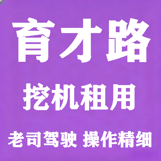 北京育才路挖机租赁图
