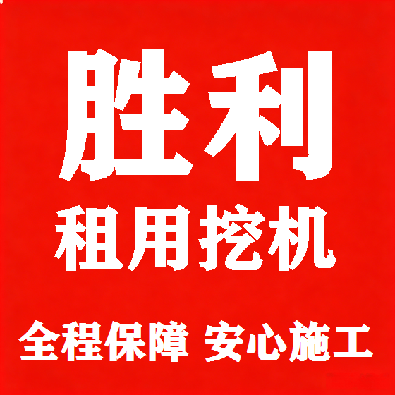 北京胜利挖机租赁图