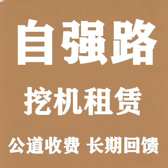 北京自强路挖机租赁图