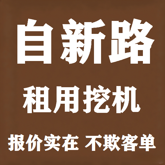 北京自新路挖机租赁图