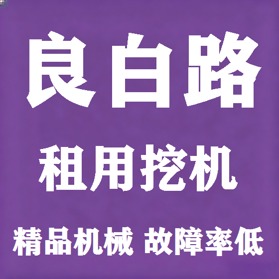 北京良白路挖机租赁图