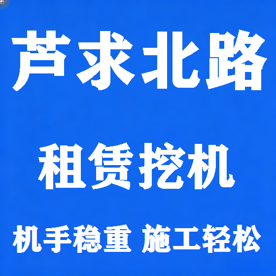 北京芦求北路挖机租赁图