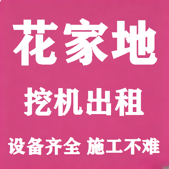 北京花家地挖机租赁图