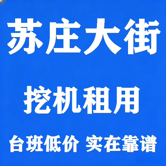 北京苏庄大街挖机租赁图
