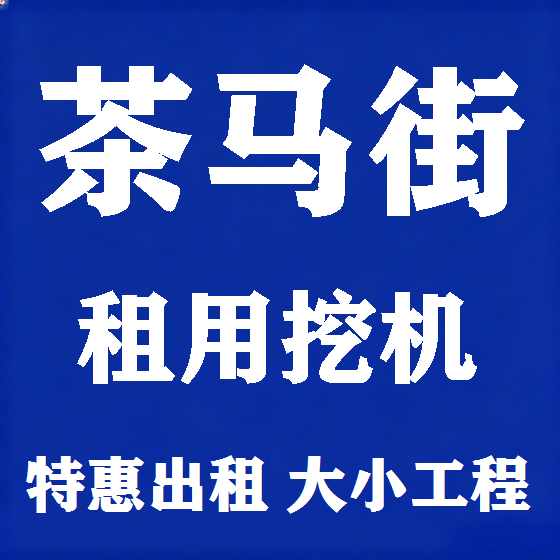 北京茶马街挖机租赁图