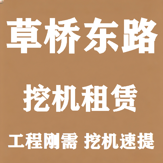 北京草桥东路挖机租赁图