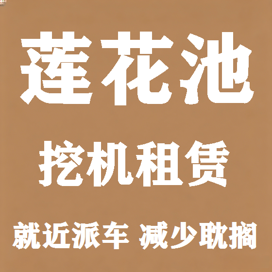 北京莲花池挖机租赁图