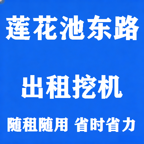 北京莲花池东路挖机租赁图