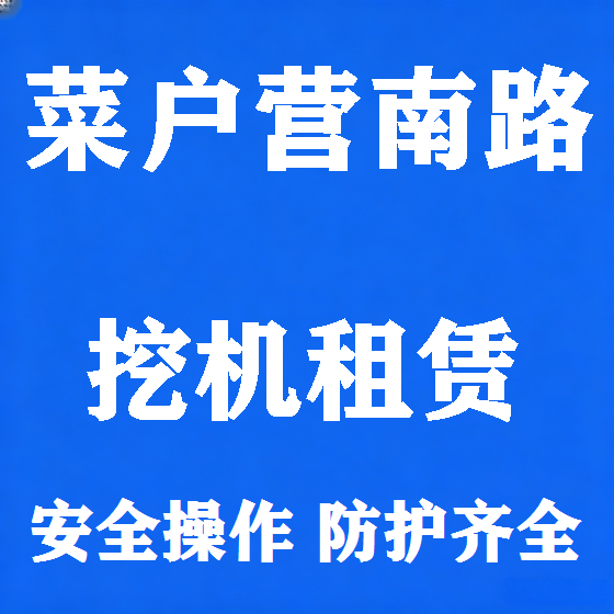 北京菜户营南路挖机租赁图