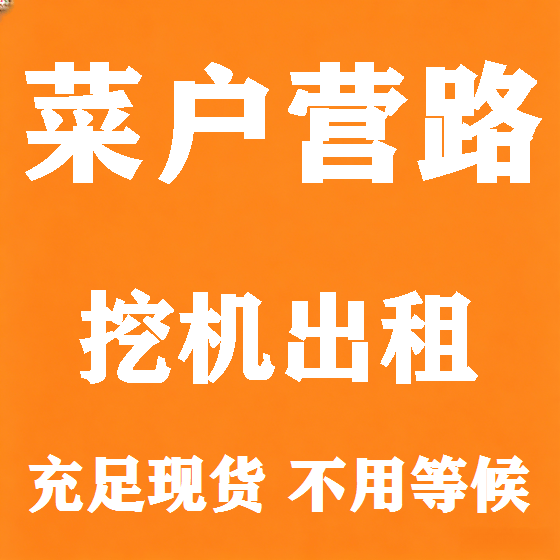 北京菜户营路挖机租赁图