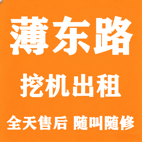 北京薄东路挖机租赁图