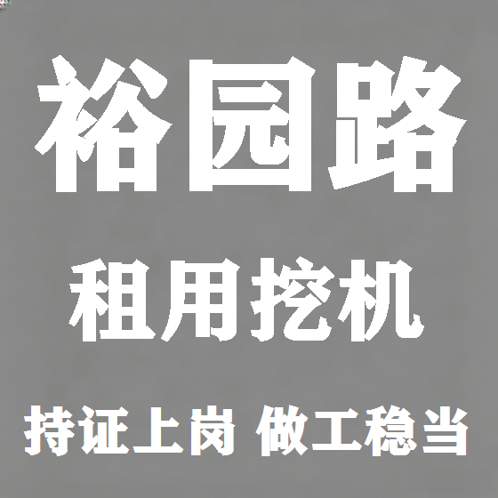 北京裕园路挖机租赁图