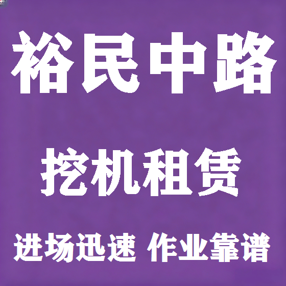北京裕民中路挖机租赁图