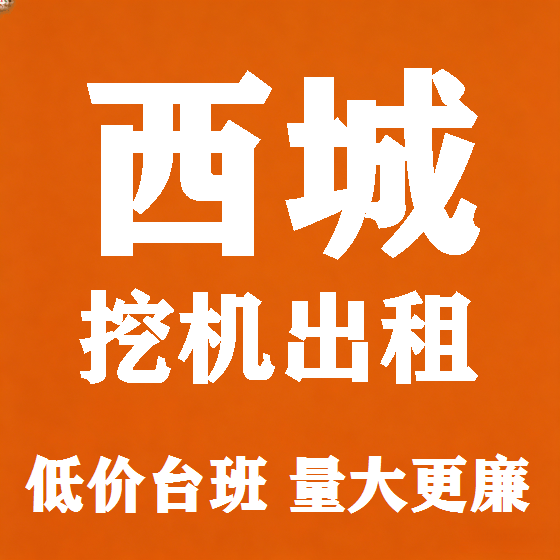 北京西城挖机租赁图