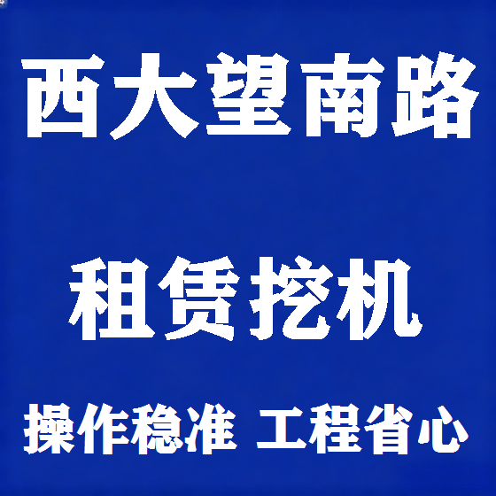 北京西大望南路挖机租赁图