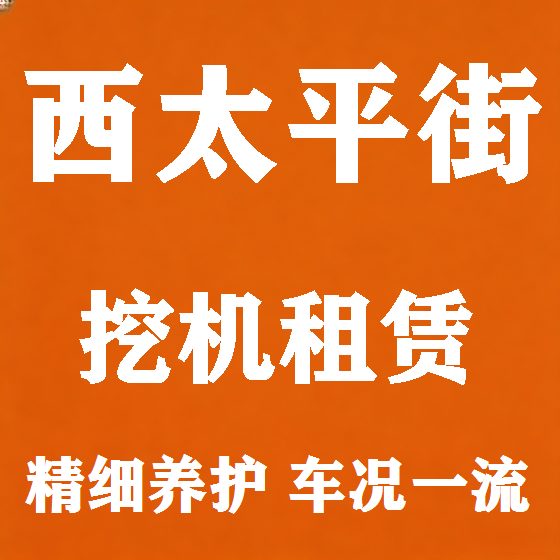 北京西太平街挖机租赁图