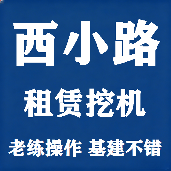 北京西小路挖机租赁图
