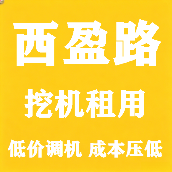 北京西盈路挖机租赁图