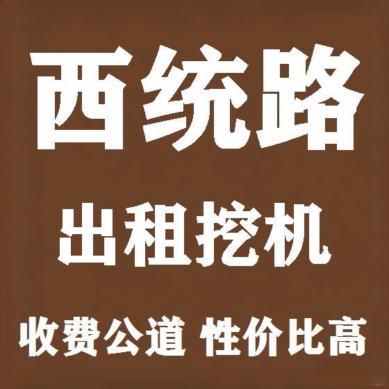 北京西统路挖机租赁图