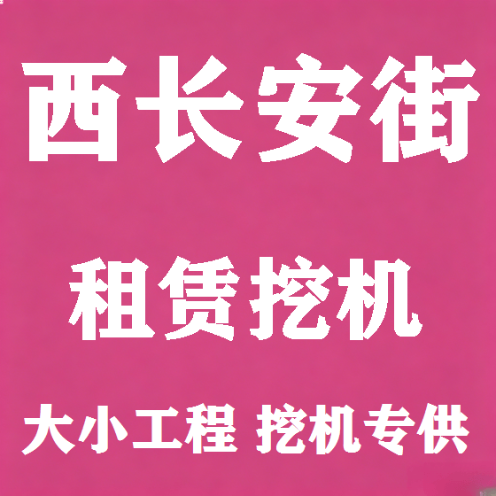 北京西长安街挖机租赁图
