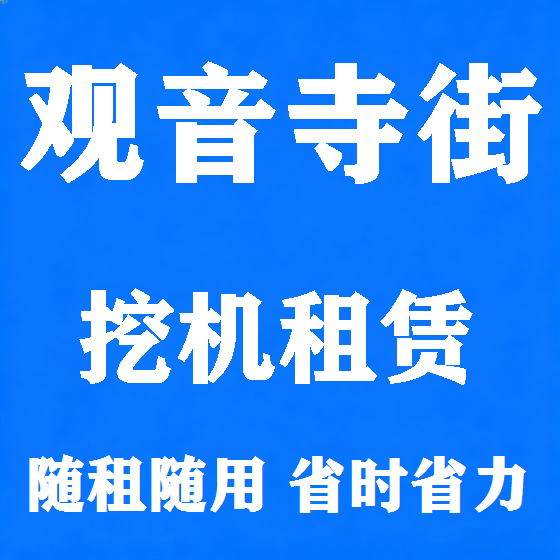 北京观音寺街挖机租赁图