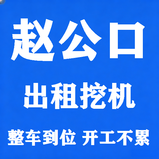 北京赵公口挖机租赁图
