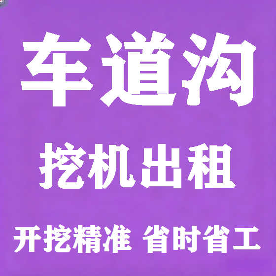 北京车道沟挖机租赁图