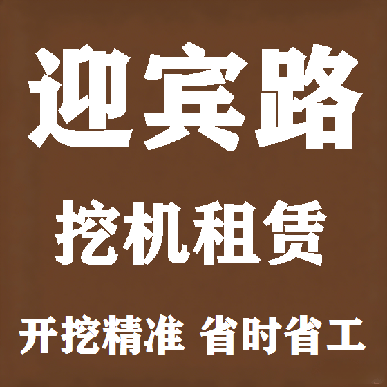 北京迎宾路挖机租赁图