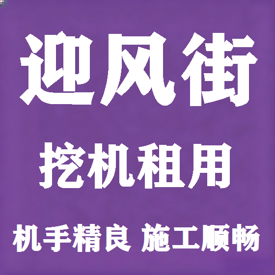 北京迎风街挖机租赁图